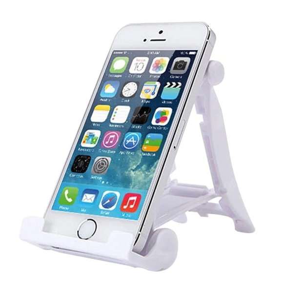 NEW UNIVERSAL DURABLE MOBILE PHONE HOLDER PORTABLE ADJUSTABLE DESKTOP STAND 1PCS - Picture 2 of 5